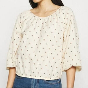 Madewell Amber Floral‎ Blouse Women’s XXS
